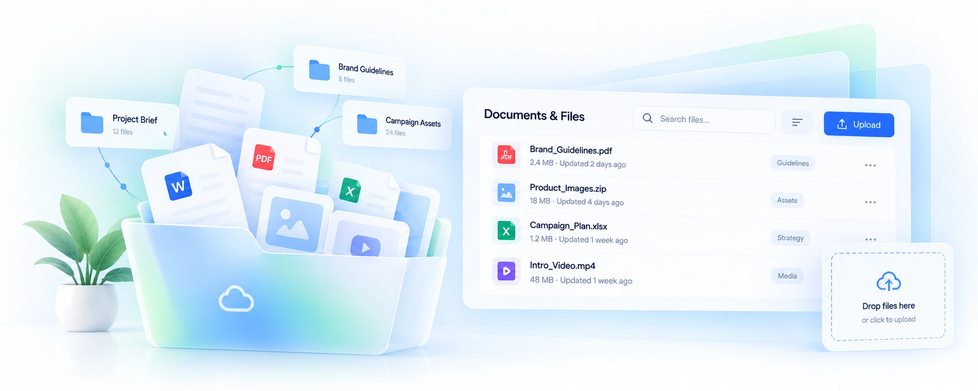 Document & file hub